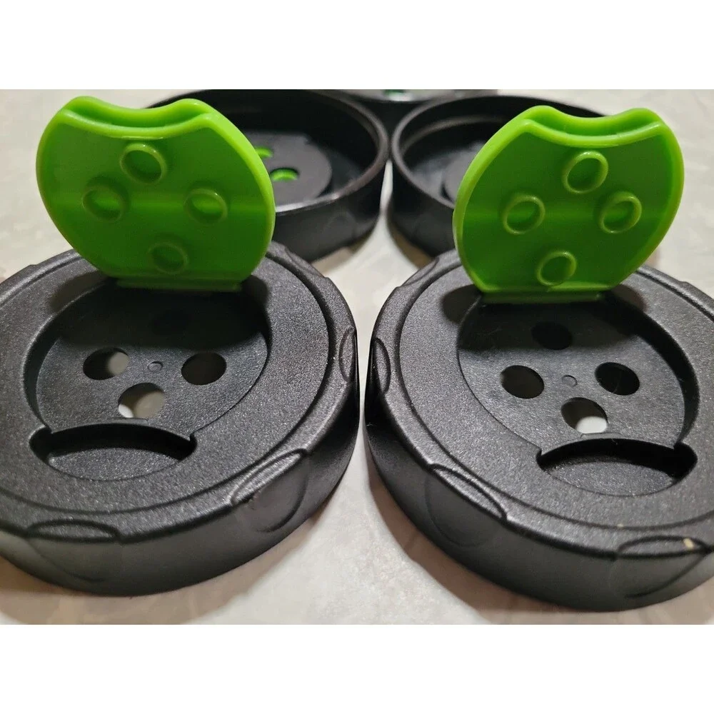 Set of 5 Genuine Ball Herb Shaker Caps Stay-Open Lid Design Spices Jar